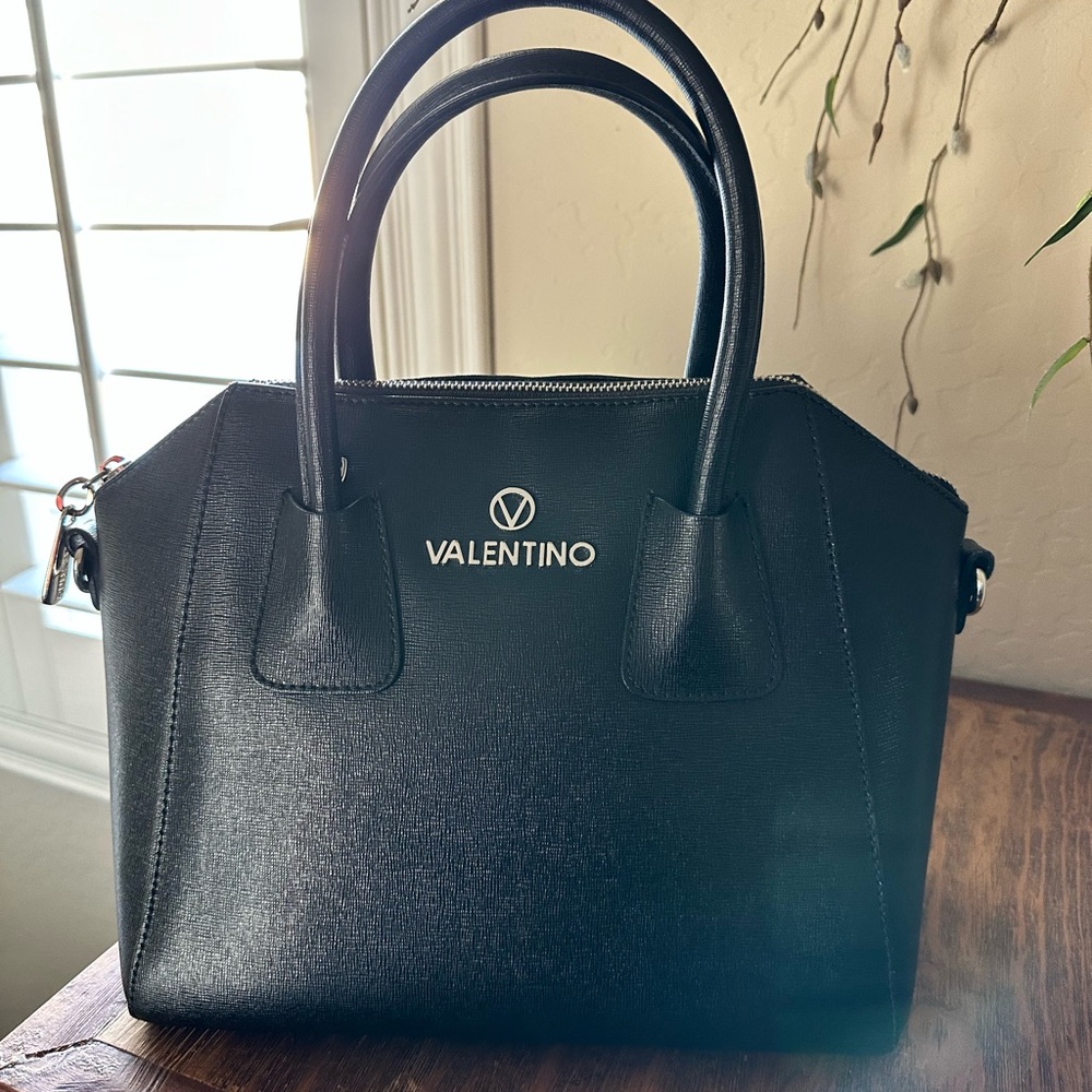 Valentino Black Satchel Bag